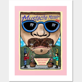 Pukey Products 17 “Mustache Morsels” Posters and Art